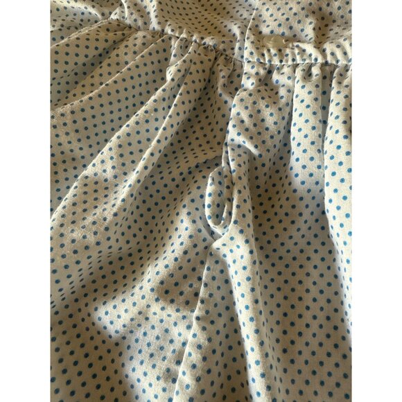Vintage Hand-Smocked Baby or Doll Dress With Polka Dots & Lace Collar - Picture 9 of 16